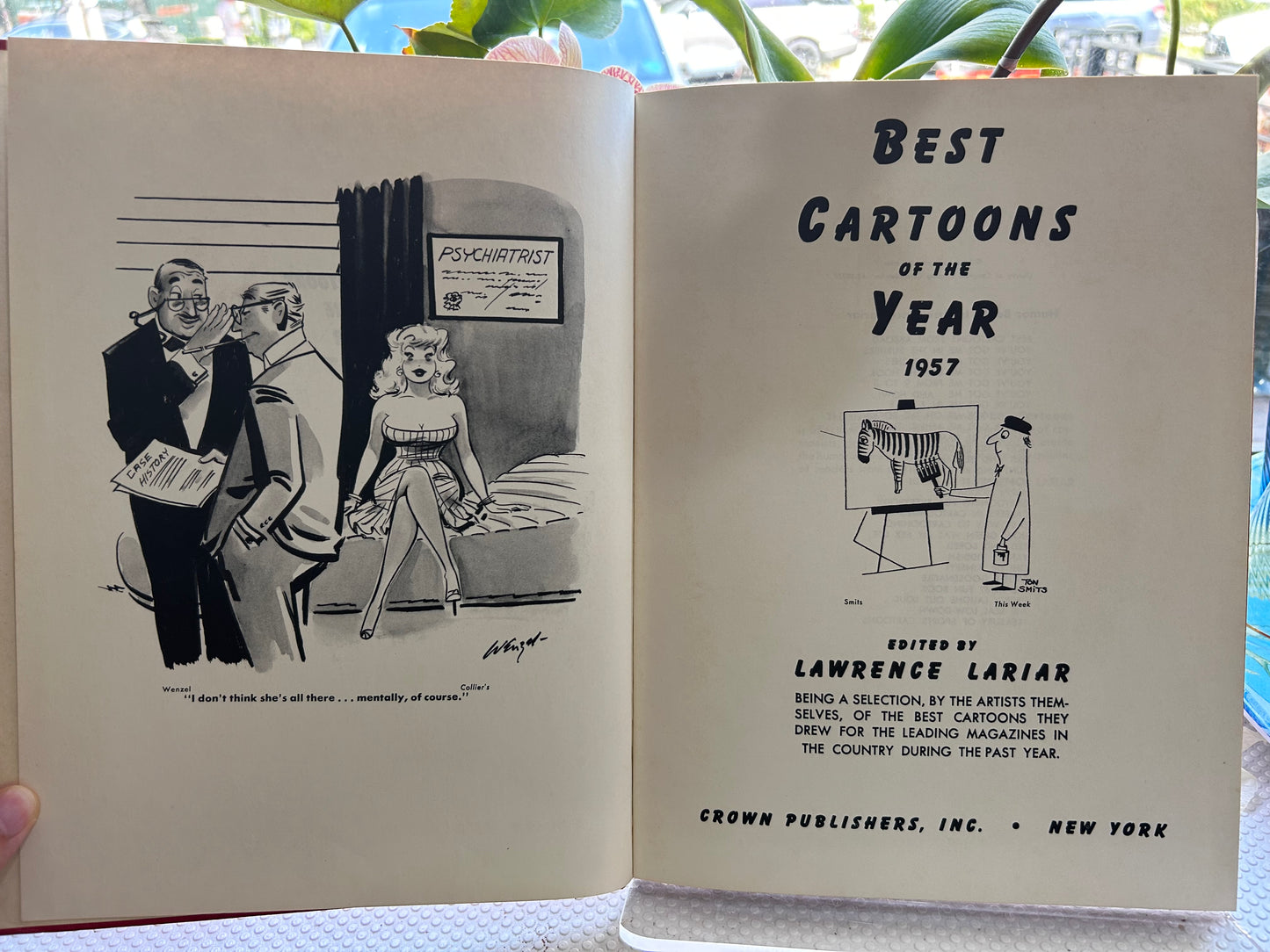 1957年度最佳幽默漫畫選 — 勞倫斯·拉里亞 編 Best Cartoons of the Year 1957 — Edited by Lawrence Lariat First Edition, Hardcover, 1957