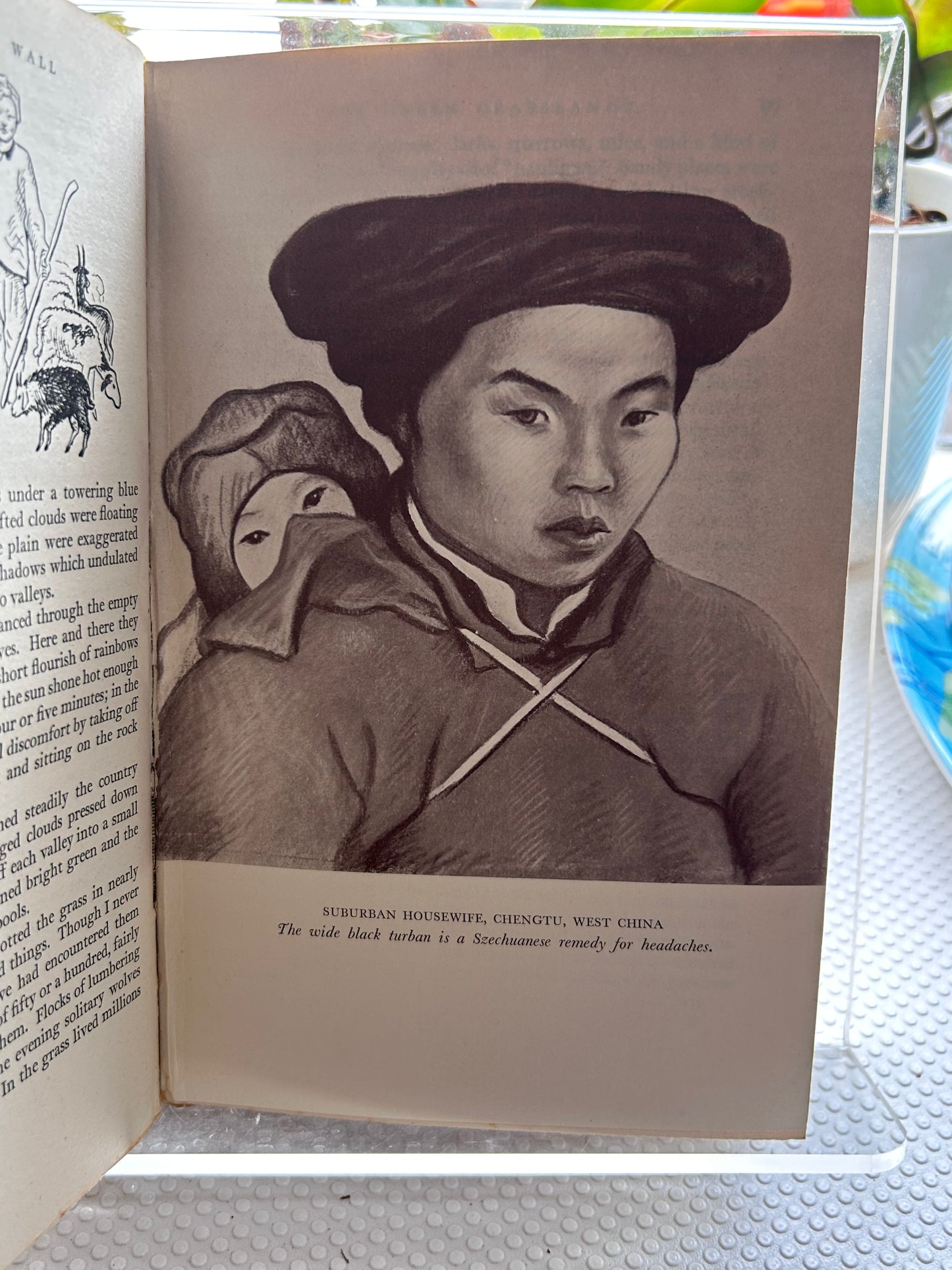 含Watkins私人藏書票《穿過中國的牆》1941年 Through China’s Wall by Graham Peck with Illustrations by the Author with a Bookplate from Watkins