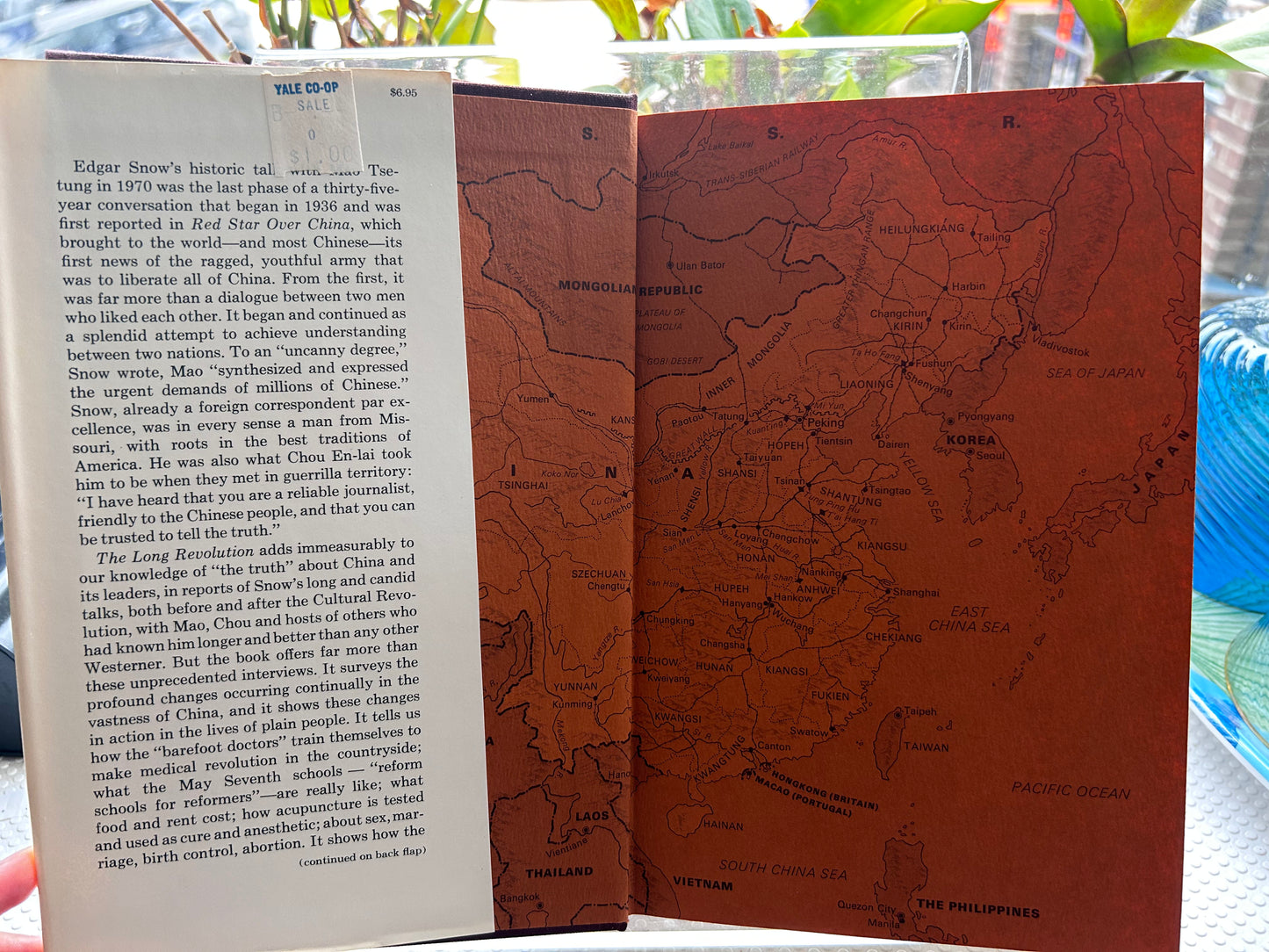 《長期的革命》埃德加·斯諾 1972 年初版精裝 The Long Revolution by Edgar Snow