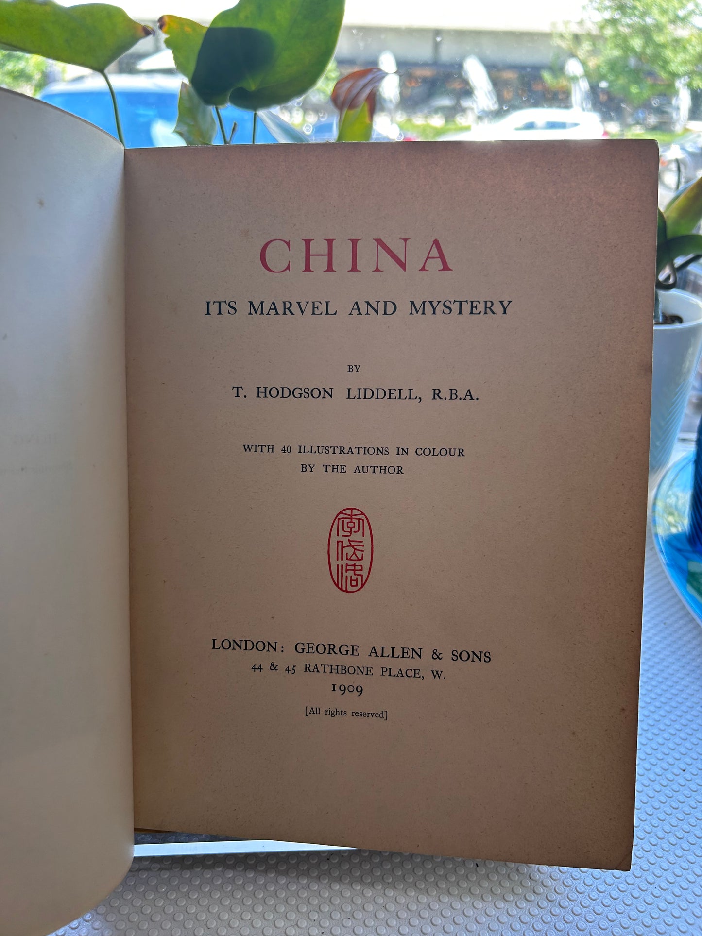 1909 年珍稀初版畫集《中國：奇觀與神秘》Rare First Edition: China: Its Marvel and Mystery by T. Hodgson Liddell With 1911 Ownership Inscription (Pre-Xinhai Revolution)
