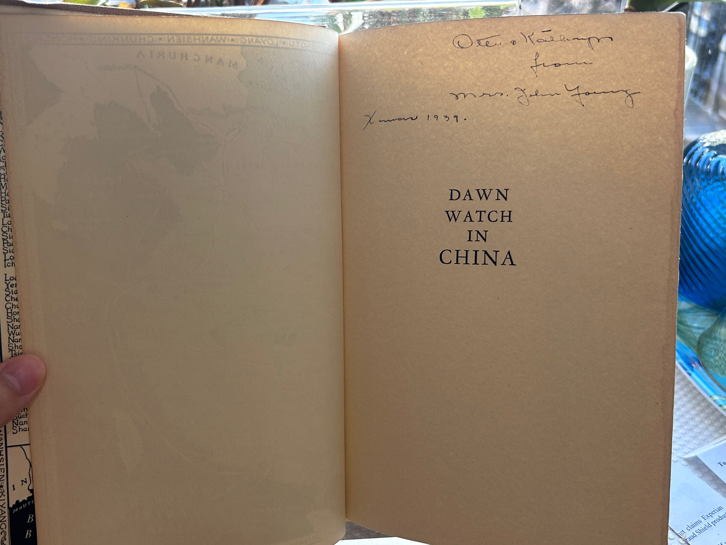 Joy Homer 1941 年首版《中國黎明之際》Dawn Watch in China by Joy Homer (1941)