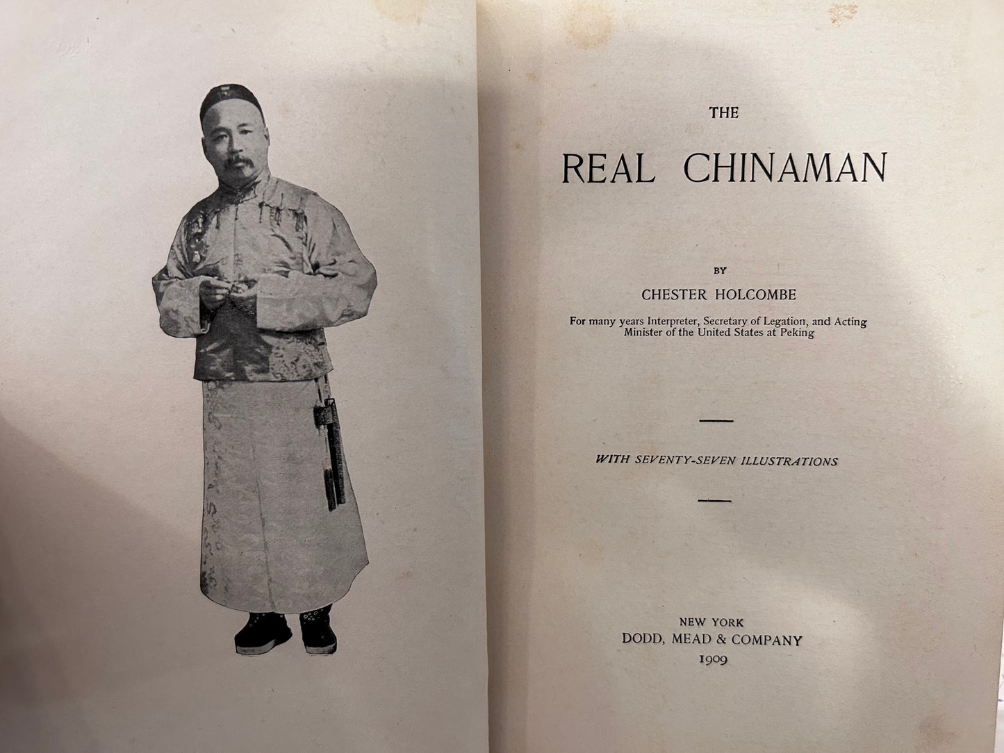 1909 珍惜签名版 The Real Chinaman 華游誌略