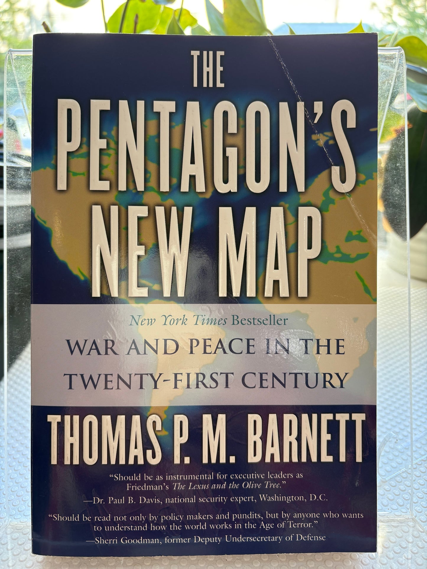 托马斯·巴内特题赠本《五角大楼的新地图》Strategic Inscribed Copy: The Pentagon's New Map by Thomas P.M. Barnett —— Dedicated to Diplomat Stephen Schlaikjer