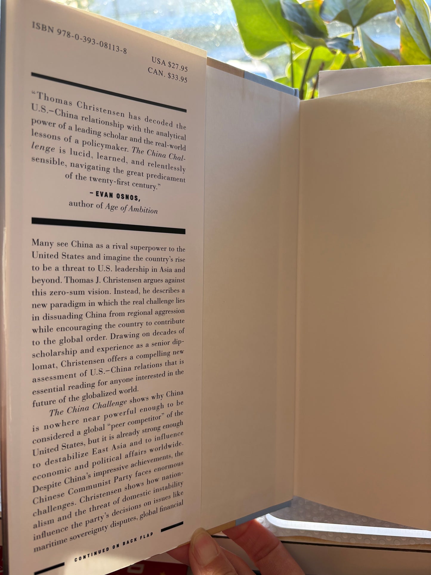 柯庆生亲笔致谢本《中国挑战》—— 附出版社原始推介页The China Challenge by Thomas Christensen —— Inscribed to Stephen Schlaikjer with Original Publisher’s Tip Sheet