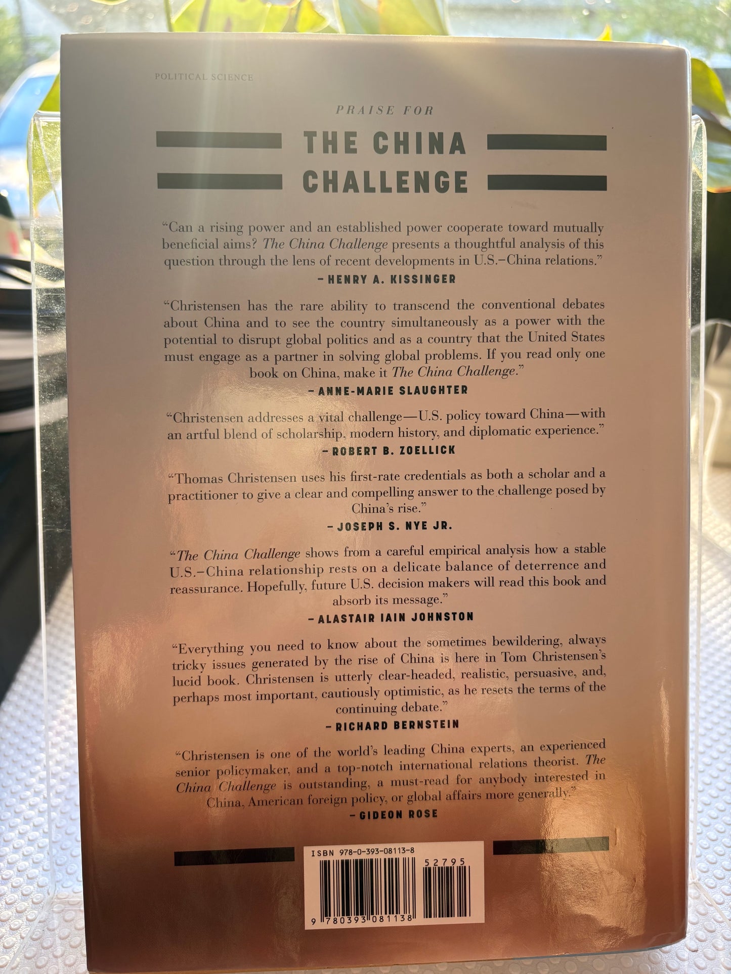 柯庆生亲笔致谢本《中国挑战》—— 附出版社原始推介页The China Challenge by Thomas Christensen —— Inscribed to Stephen Schlaikjer with Original Publisher’s Tip Sheet