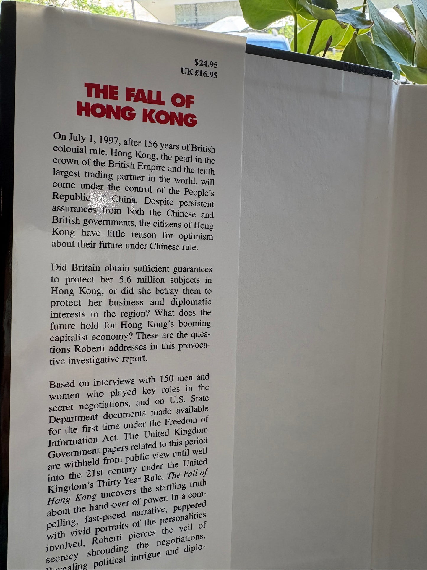 香港的陨落：中国的胜利与英国的背叛The Diplomatic Mystery: The Fall of Hong Kong with Steve Schlaikjer’s "Before Lunch" Memo to Richard