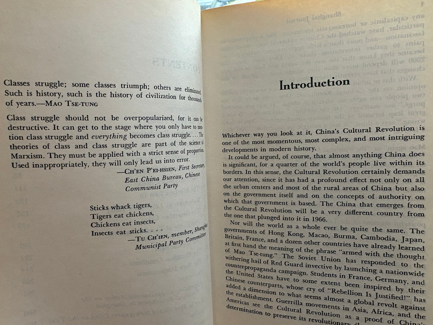 1988年版《上海日志》：一位西方教师眼中的文革风暴 —— 史大伟家族私藏Shanghai Journal (1988 Ed.) —— An Eyewitness Account of Revolutionary Shanghai