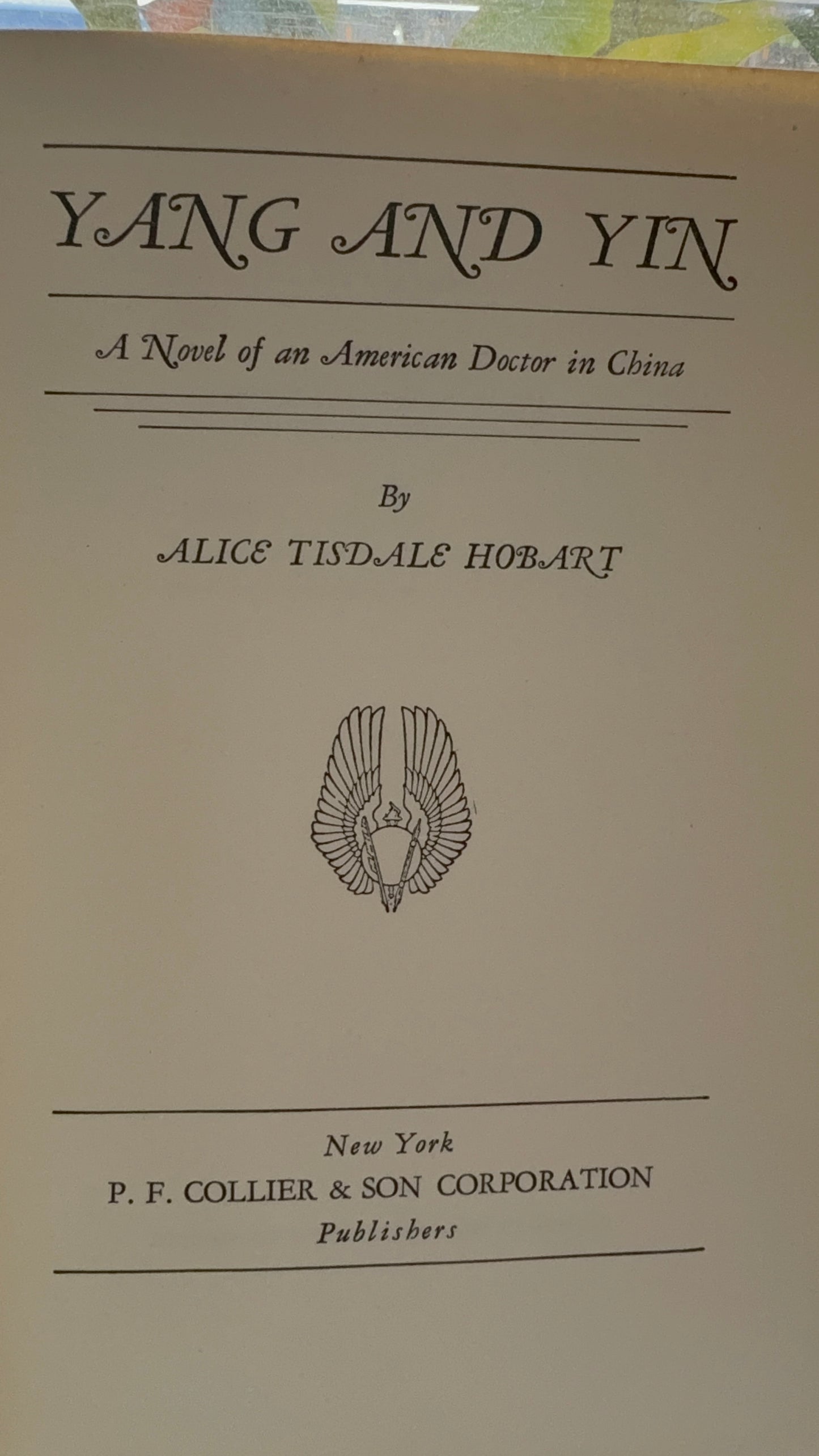 1930年代愛麗絲·霍巴特精選套書（全六冊）Collected Works of Alice Tisdale Hobart 6-Volume Set Publisher P. F. Collier & Son Corp.