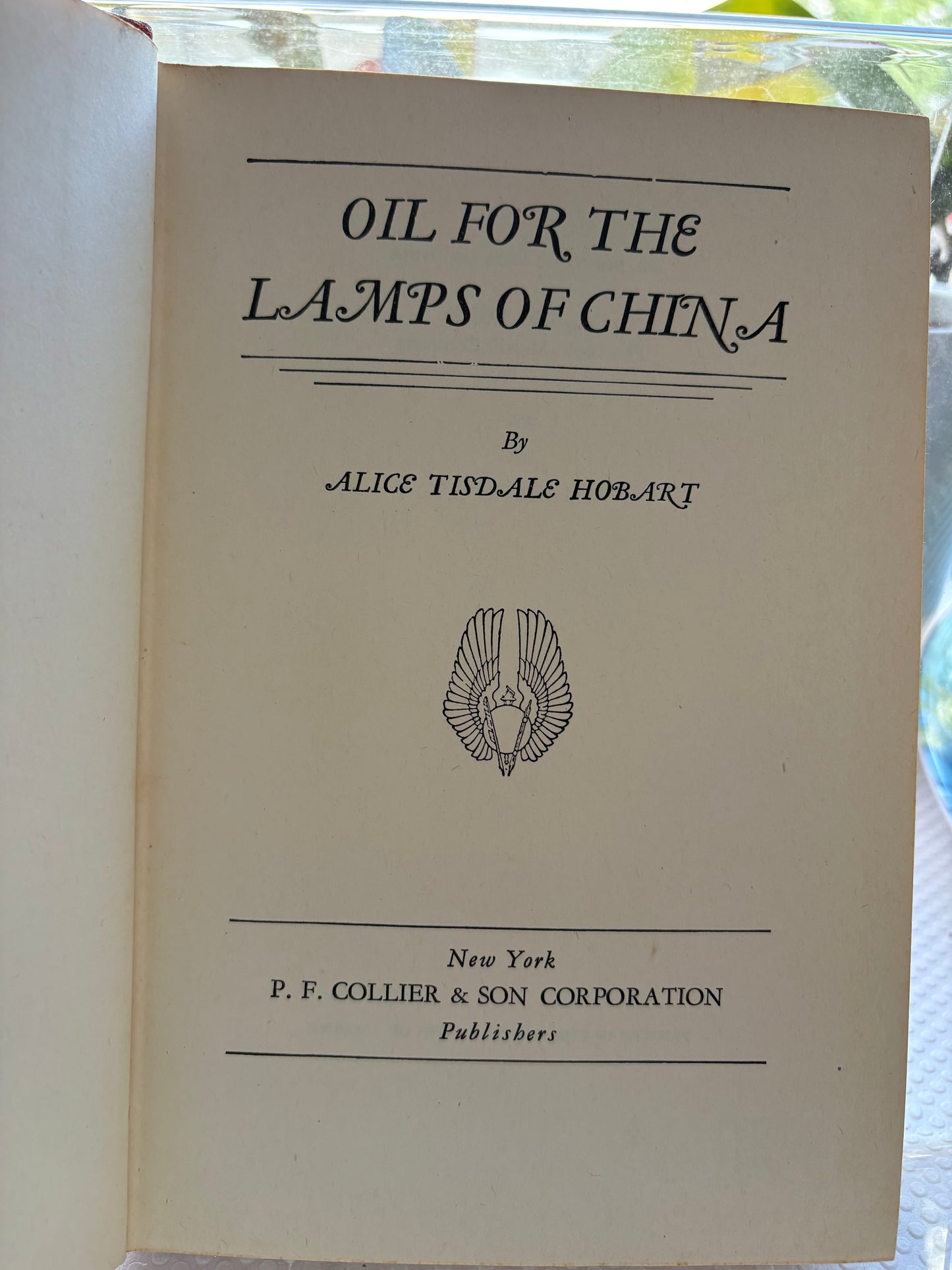 1930年代愛麗絲·霍巴特精選套書（全六冊）Collected Works of Alice Tisdale Hobart 6-Volume Set Publisher P. F. Collier & Son Corp.