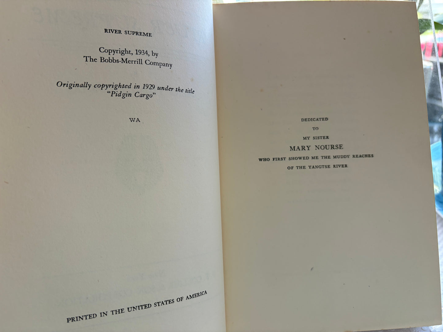 1930年代愛麗絲·霍巴特精選套書（全六冊）Collected Works of Alice Tisdale Hobart 6-Volume Set Publisher P. F. Collier & Son Corp.
