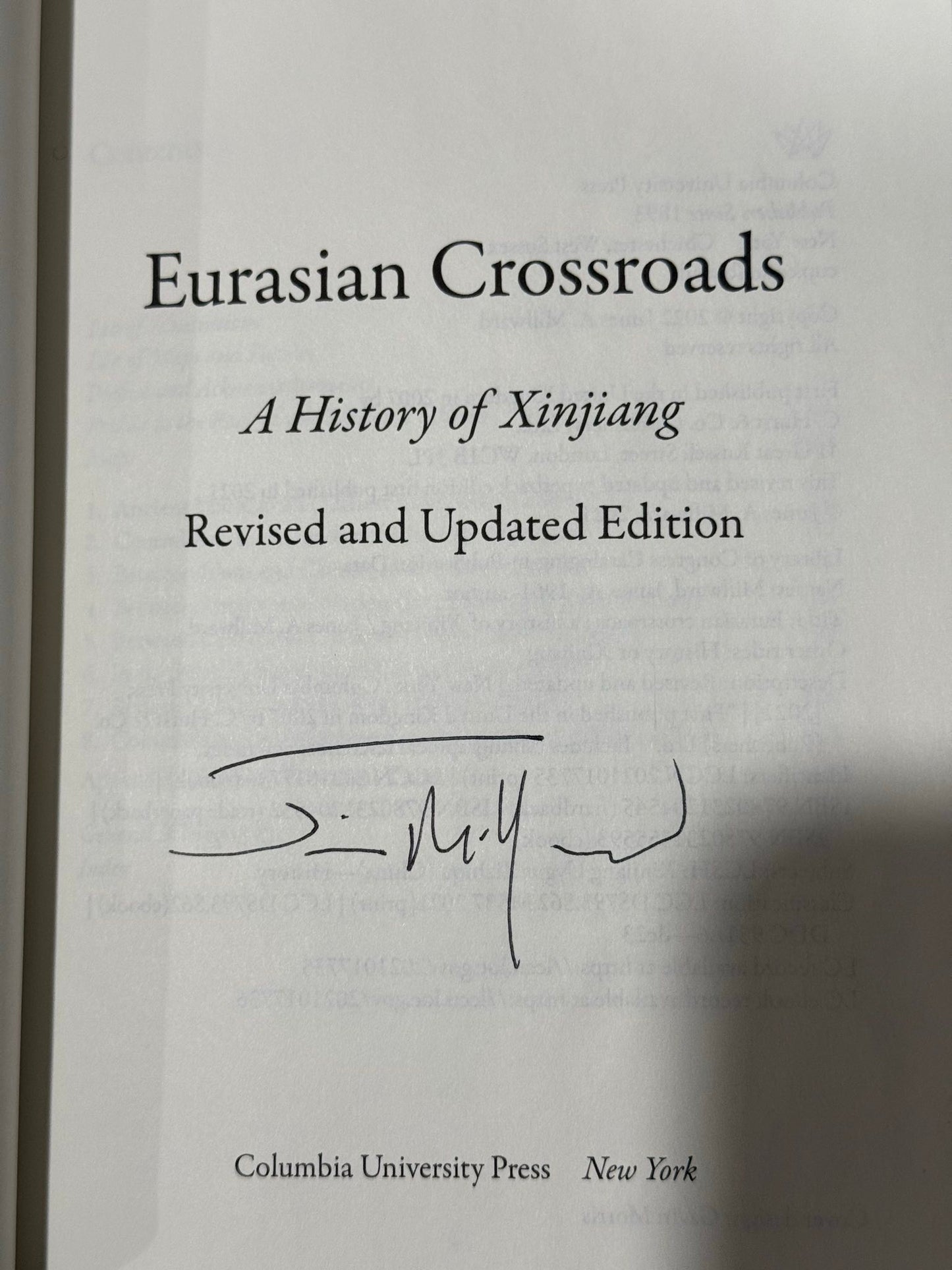 Eurasian crossroad (Signed by Author)