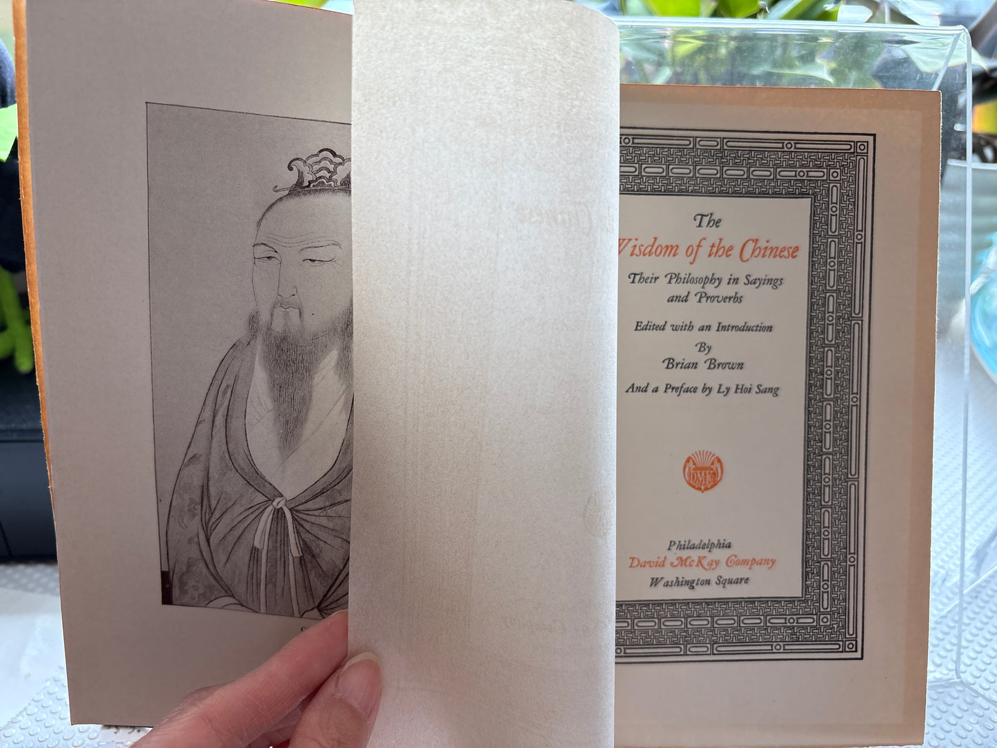 名家流转本：1935年版中国智慧 Rare Association Copy: "The Wisdom of the Chinese" (1935)
