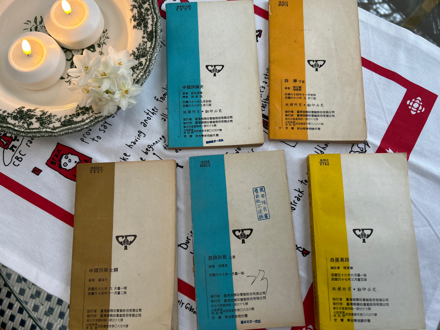 王雲五主編的有關詩學5本